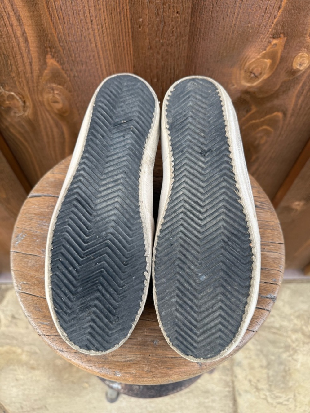 ✨ Authentic GGDB Super-Star Metallic Blue Leather Sneakers - Picture 6 of 6